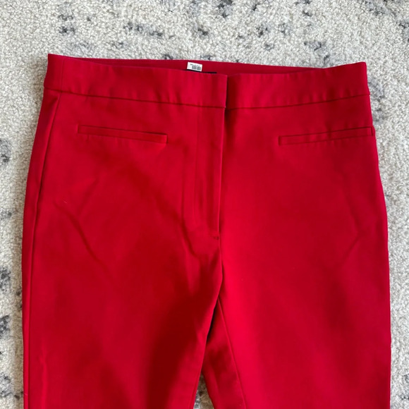 Club Monaco Red Satin Look Pants Size 6 - Picture 2 of 8